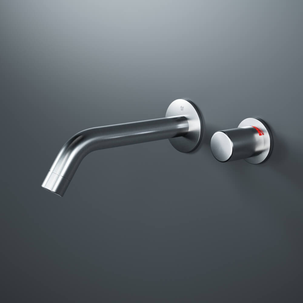 Duten mitigeur automatique mural, inox brossé
