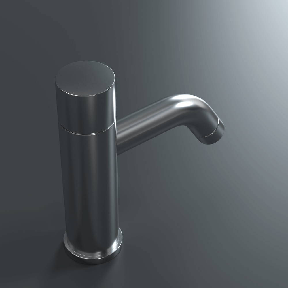 Duten robinet automatique sur plage, inox brossé