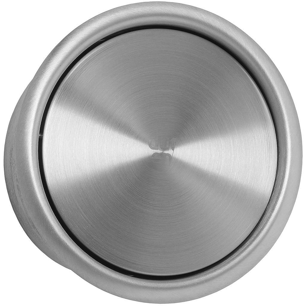 AP - Duten trappe d'introduction ronde avec battant, inox brossé