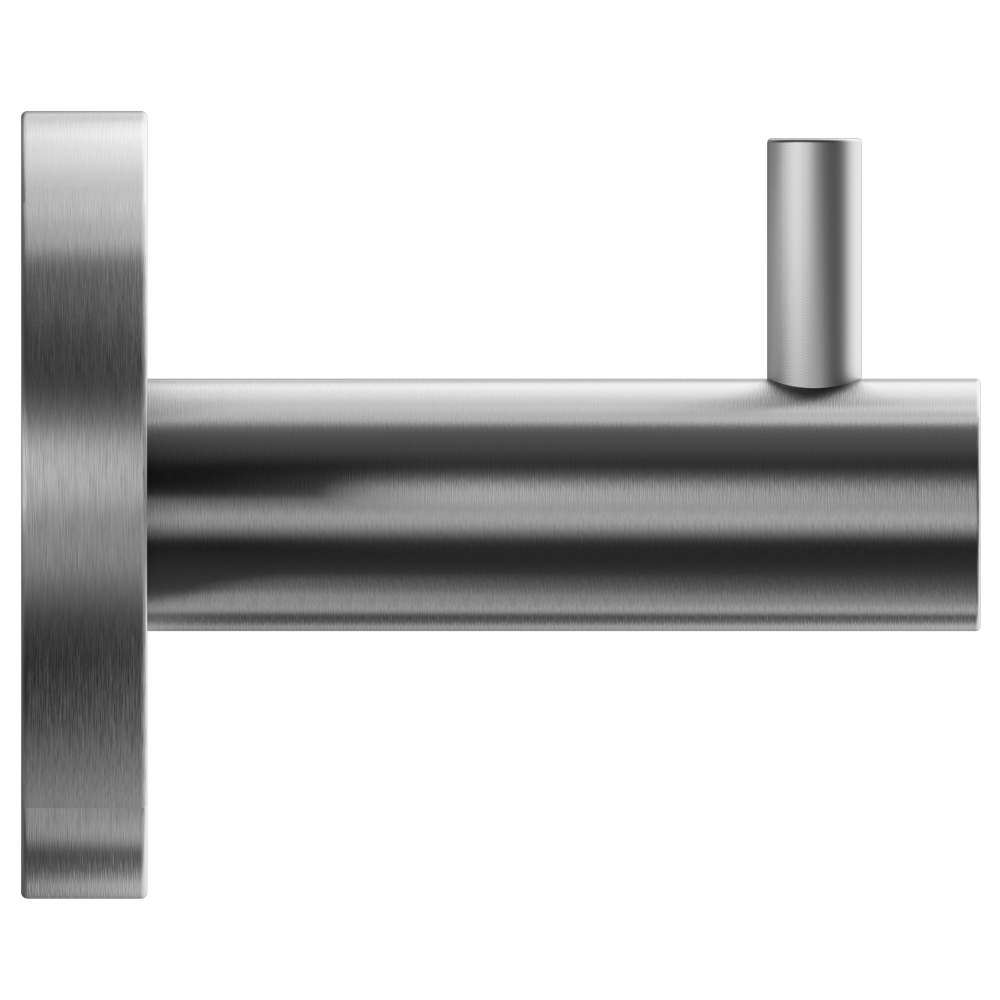 Duten patère individuelle, finition Ståljus