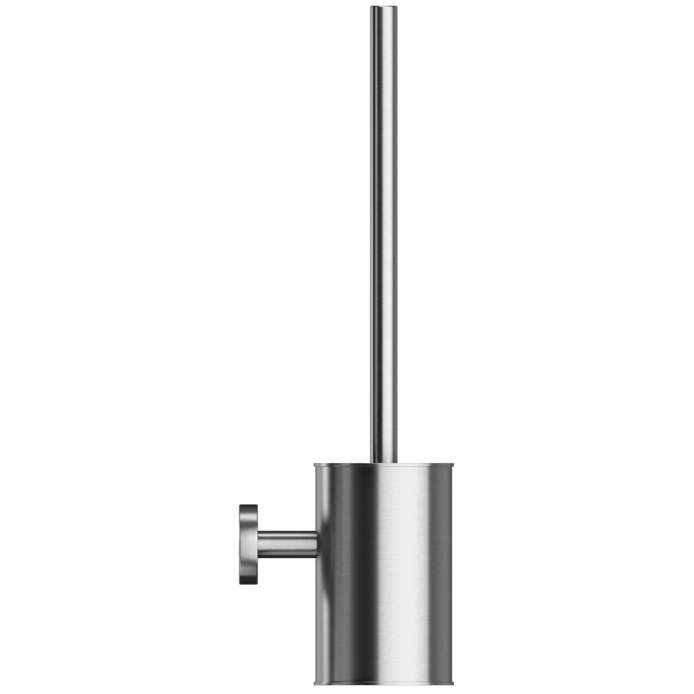 AP - Duten ensemble porte-brosse WC fixation murale, finition Ståljus