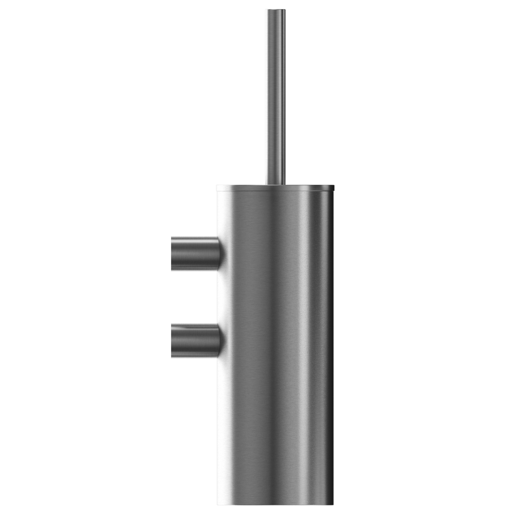 Duten ensemble porte-brosse WC fixation murale, finition Edstal