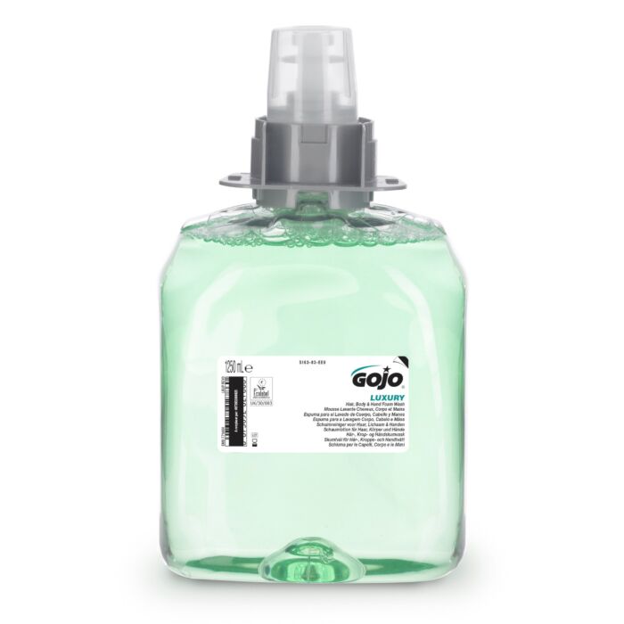 AP - GOJO FMX 5163-03 Mousse Lavante Cheveux, Corps et Mains 1250ml / Colis de 3