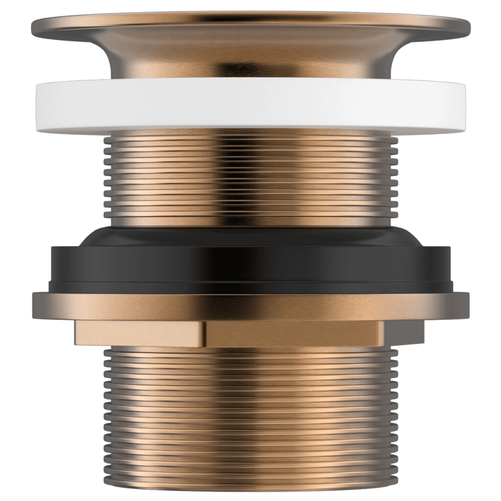 Duten bonde fixe écoulement libre sans trop plein, finition PVD Koppar