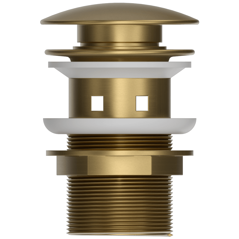 Duten bonde clapet clic-clac avec trop plein, finition PVD Iflusse