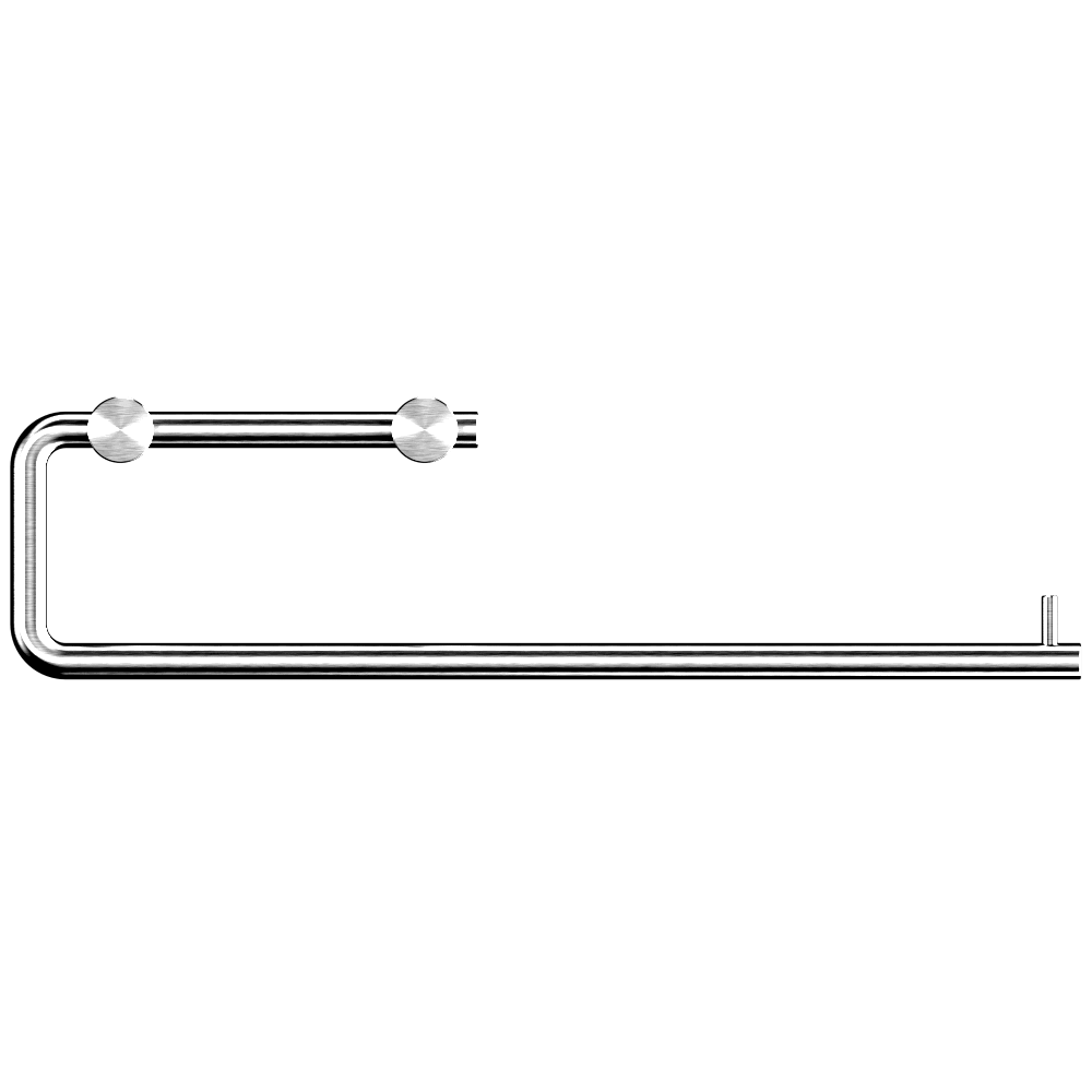 AP - Duten porte rouleau papier hygiénique, inox brillant