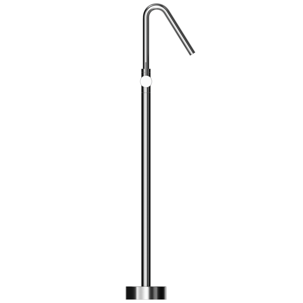 Duten mitigeur colonne de baignoire monocommande avec douchette, finition Edstal