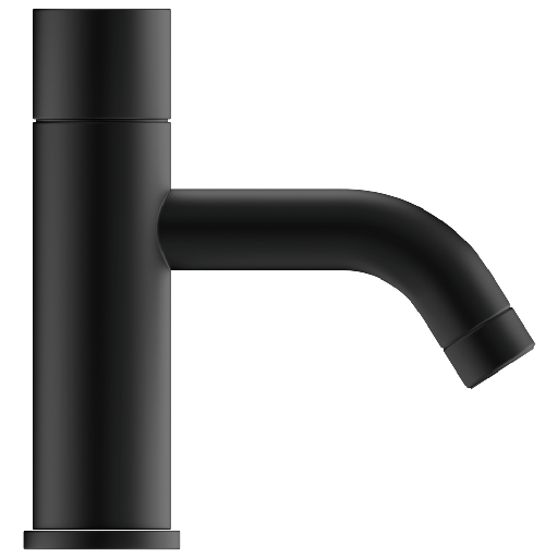 AP - Duten robinet automatique sur plage, noir mat (Piles)