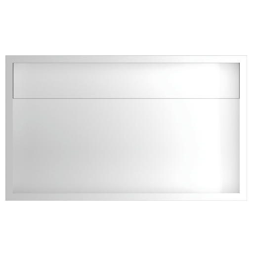 Vasque à poser Solid Surface 62cm, blanc mat