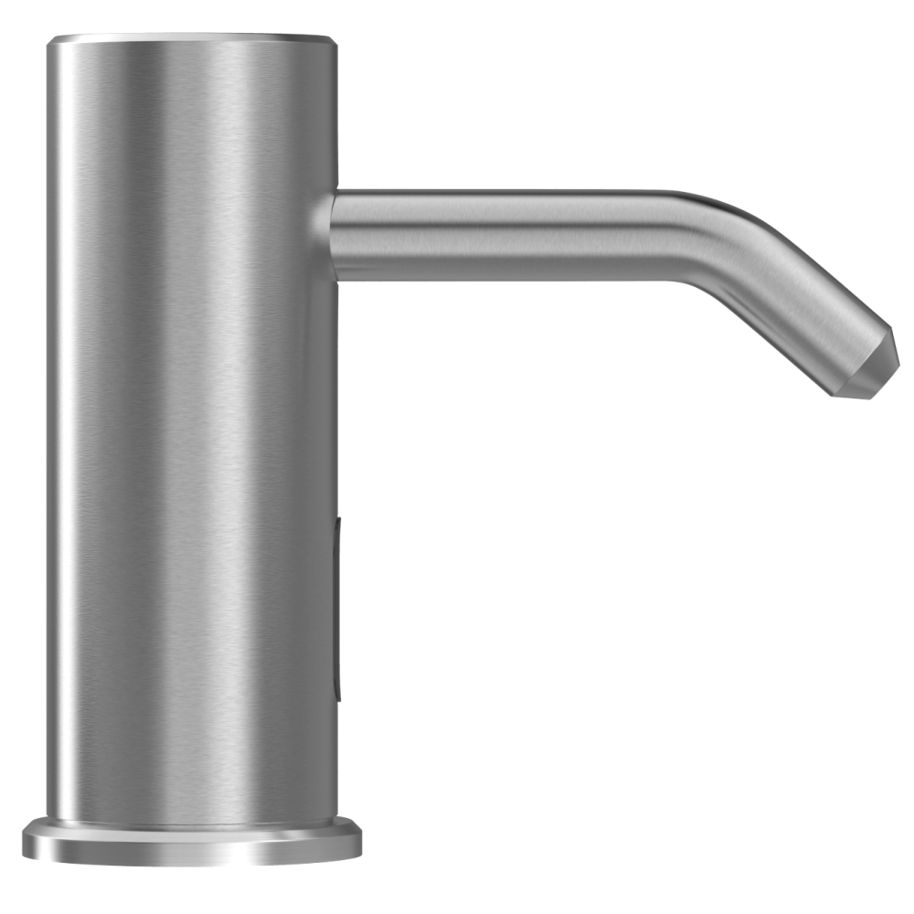 AP - Duten distributeur de savon automatique sur plage, inox brossé