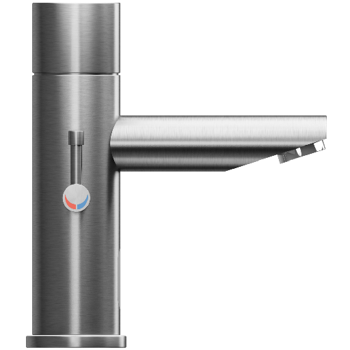 Duten mitigeur automatique sur plage L135mm, chrome (Secteur)