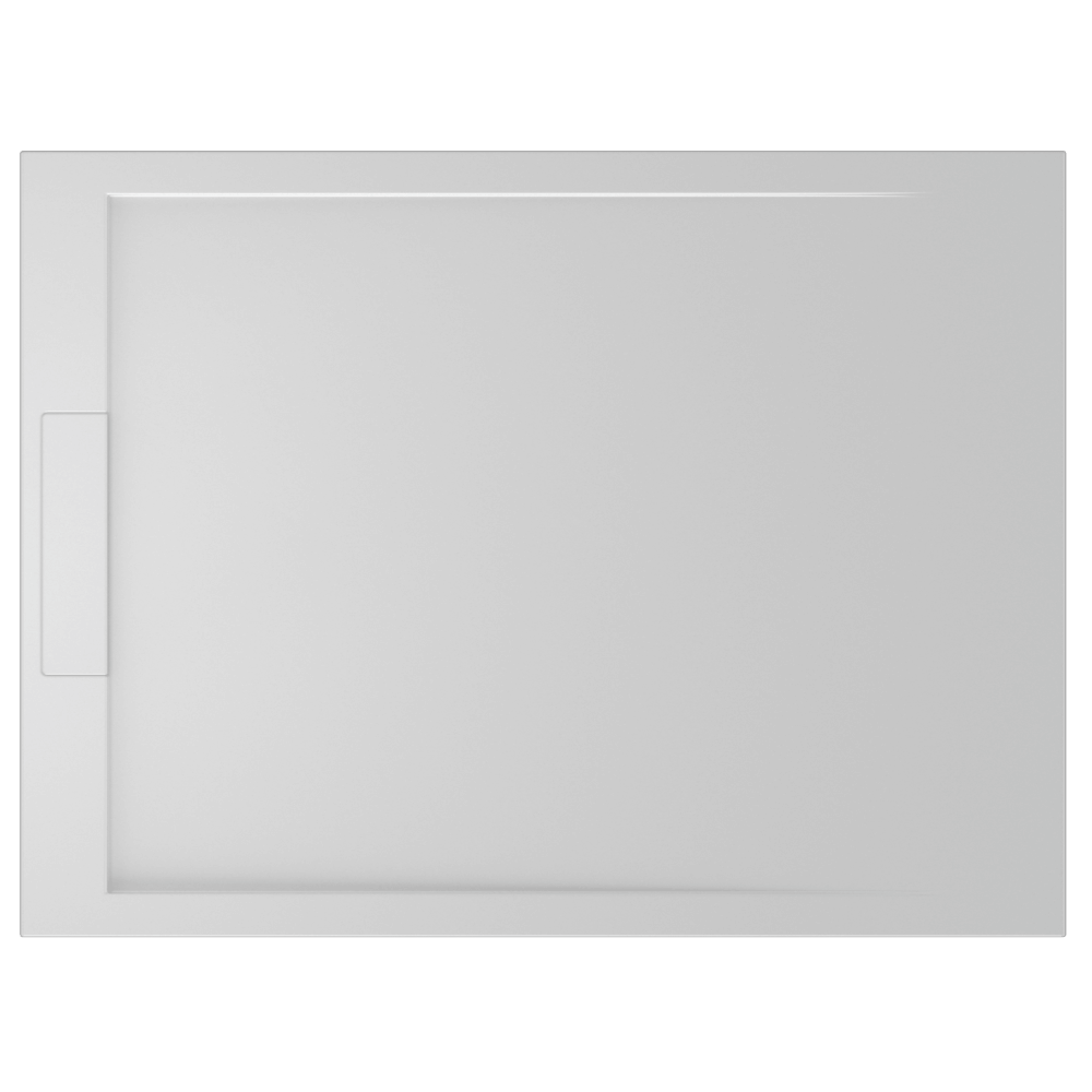 Receveur de douche Solid Surface 120x90cm, blanc mat