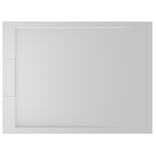Receveur de douche Solid Surface 120x90cm, blanc mat