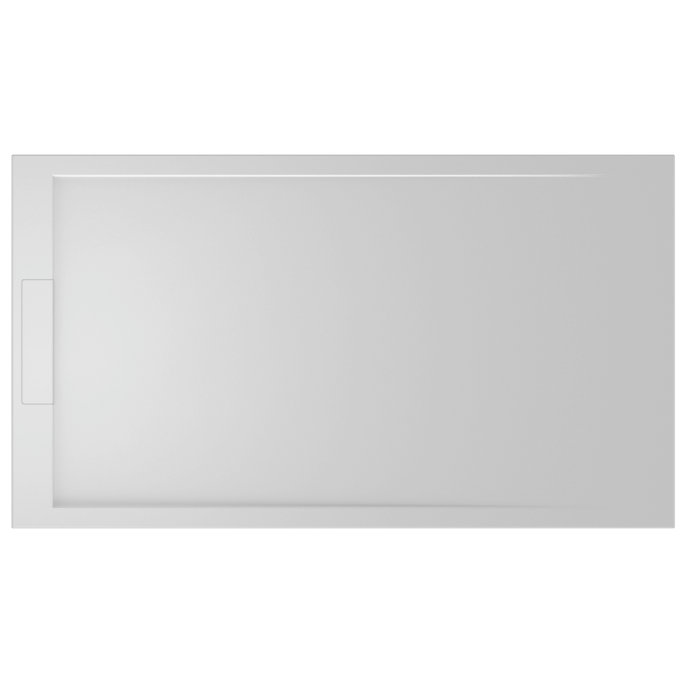Receveur de douche Solid Surface 160x90cm, blanc mat