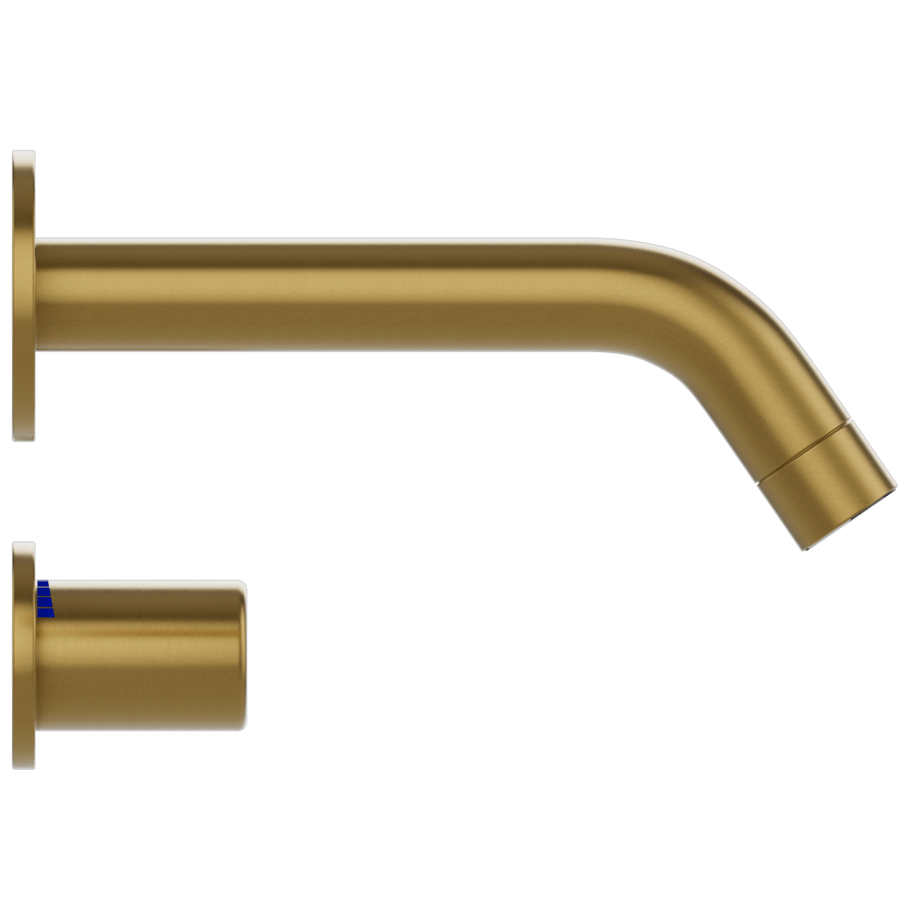 AP - Duten mitigeur automatique mural, finition PVD Iflusse