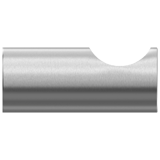 Duten patère individuelle, inox brossé