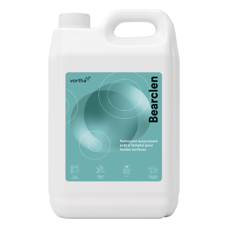 Vortha BEARCLEN, nettoyant surpuissant surfaces hautes/ 5L