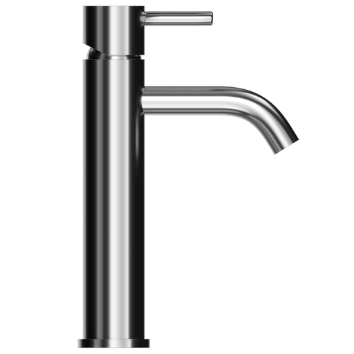 Duten mitigeur monocommande surélevé, inox brossé