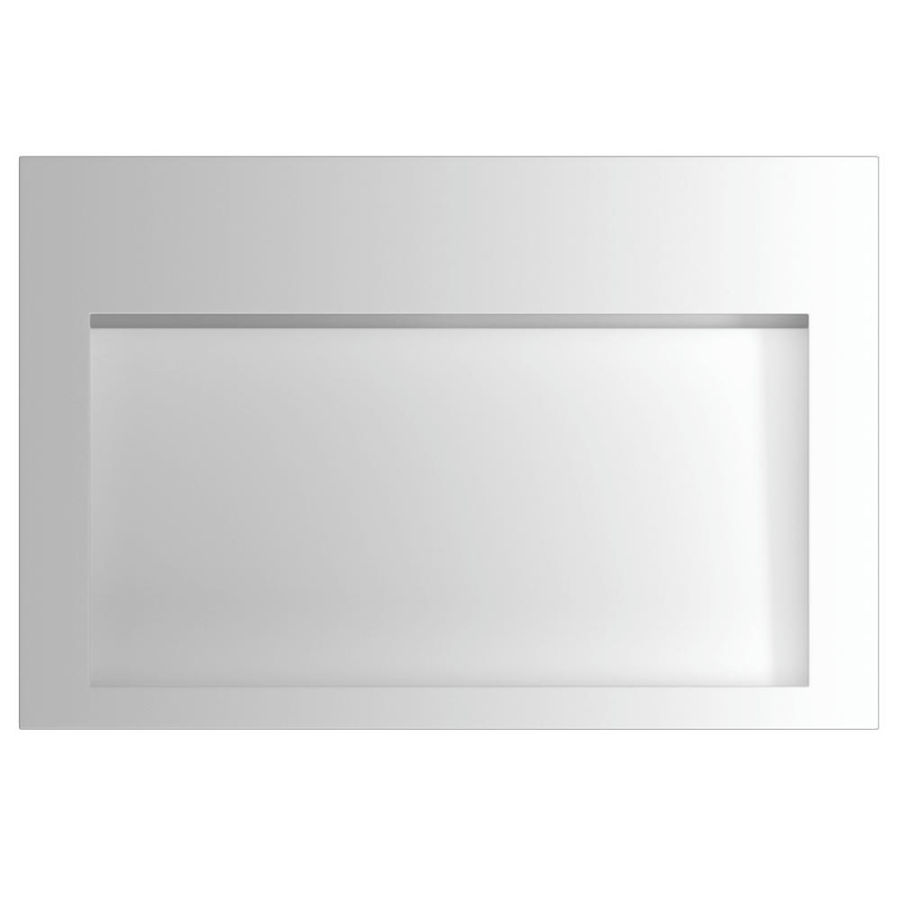 Plan vasque suspendu Solid Surface 60cm, blanc mat